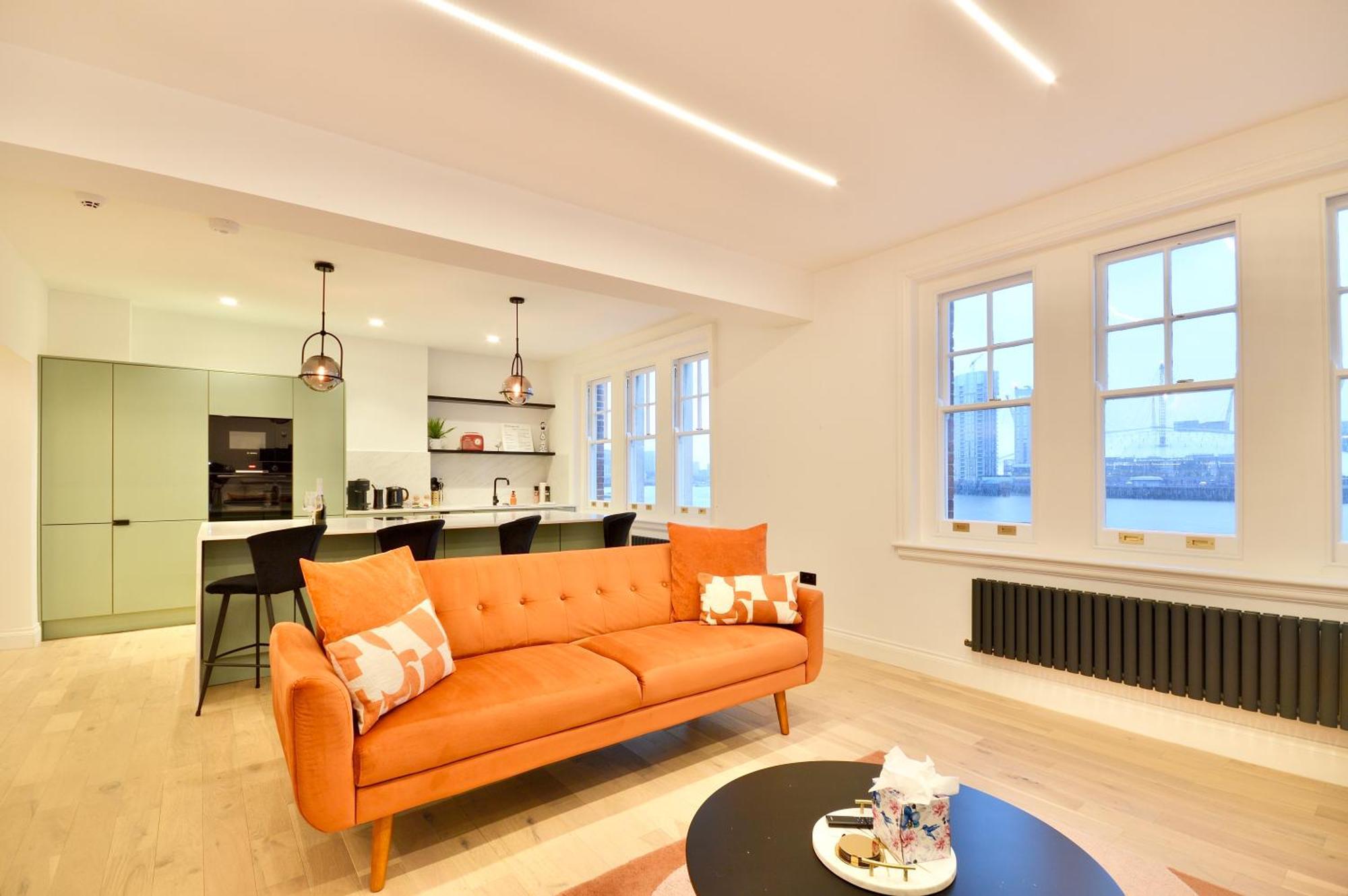 Newly Refurbished W/ River Views London Bagian luar foto