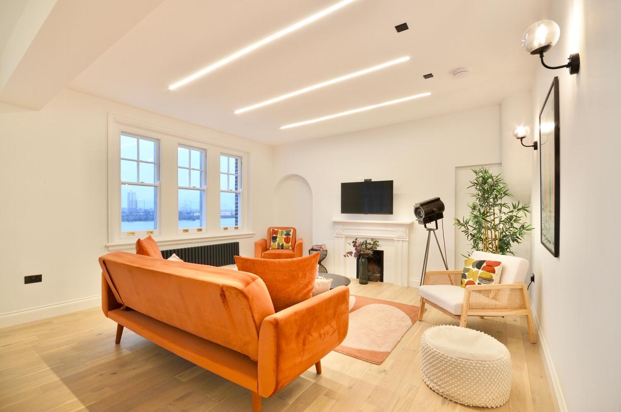 Newly Refurbished W/ River Views London Bagian luar foto